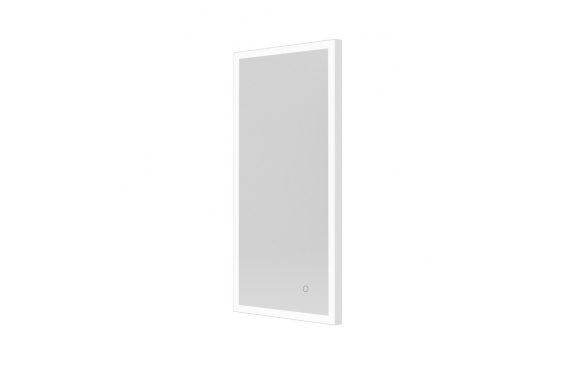 Origins Living Tate Light Rectangular Mirror 50 White - 50x100cm B008257