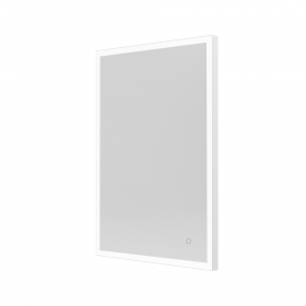 Origins Living Tate Light Rectangular Mirror 60 White - 60x80cm B008240