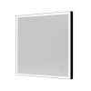 Origins Living Square Mirrors B008226 Origins Living Tate Light Square Mirror 70 Black - 70x70cm B008226