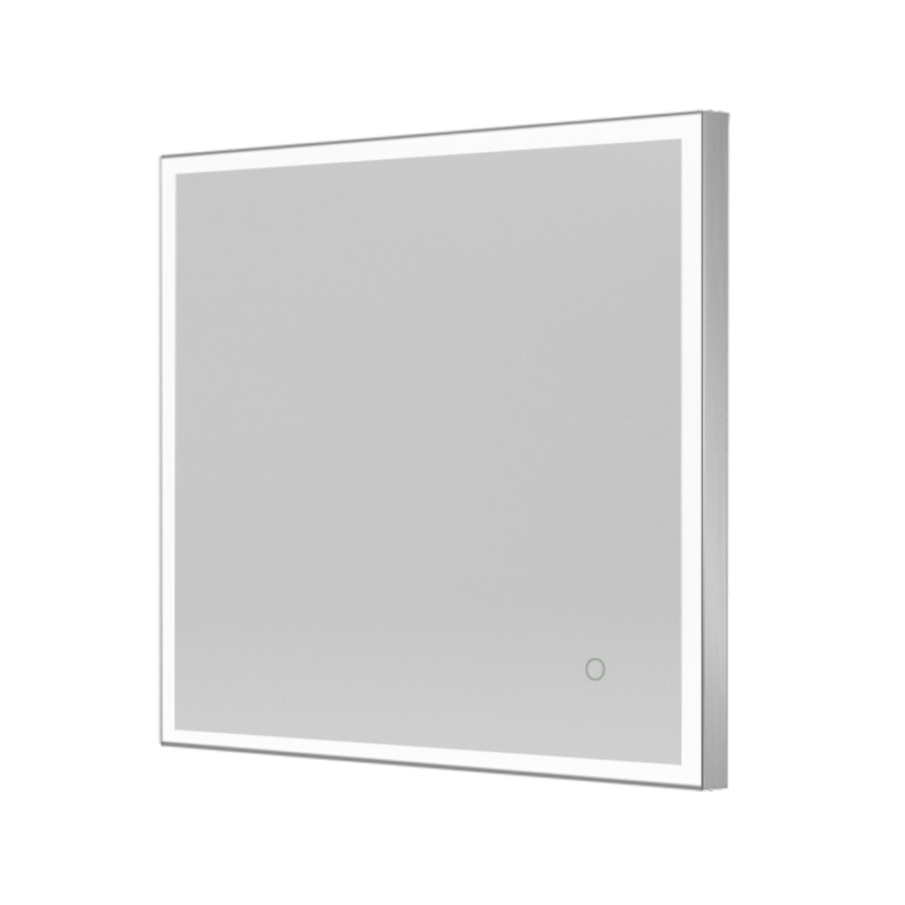 Origins Living Square Mirrors B008301 Origins Living Tate Light Square Mirror 70 Polished - 70x70cm B008301