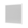 Origins Living Square Mirrors B008264 Origins Living Tate Light Square Mirror 70 White - 70x70cm B008264