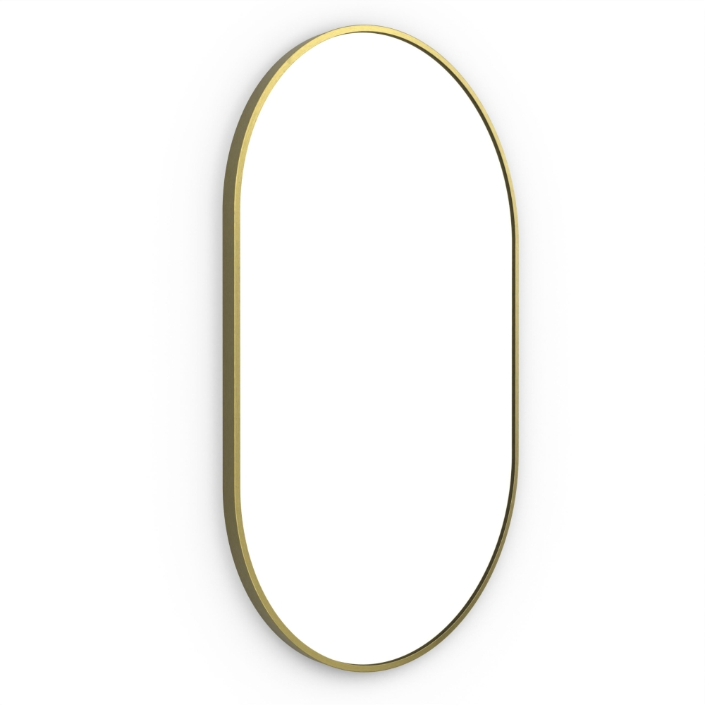 Origins Living Docklands Capsule Mirror 50 Brushed Brass - 50x80cm DKL-00C058-BB