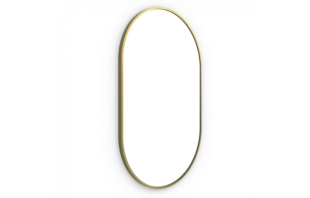 Origins Living Docklands Capsule Mirror 50 Brushed Brass - 50x80cm DKL-00C058-BB