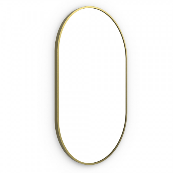 Origins Living Docklands Capsule Mirror 50 Brushed Brass - 50x80cm DKL-00C058-BB