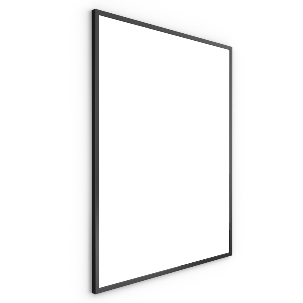 Origins Living Docklands Rectangular Mirror 120 Black - 120x70cm B375578