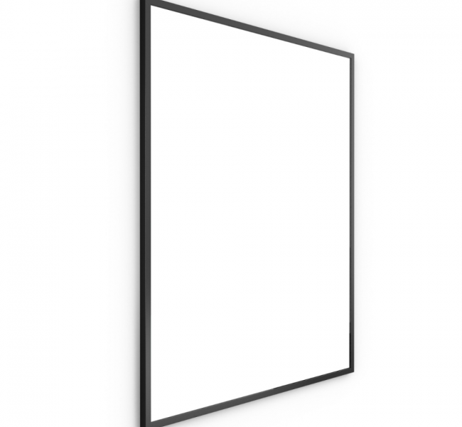 Dockland Rectangular Mirrors B375561 Origins Living Docklands Rectangular Mirror 40 Black - 40x70cm B375561