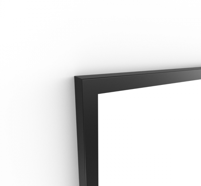 Dockland Rectangular Mirrors B375561 Origins Living Docklands Rectangular Mirror 40 Black - 40x70cm B375561