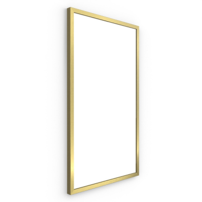 Origins Living Docklands Rectangular Mirror 40 Brushed Brass - 40x70cm B375691