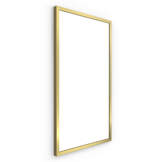 Origins Living Docklands Rectangular Mirror 40 Brushed Brass - 40x70cm B375691