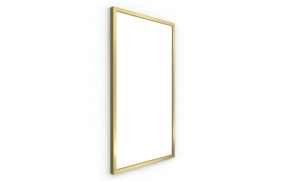Origins Living Docklands Rectangular Mirror 40 Brushed Brass - 40x70cm B375691