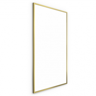 Origins Living Docklands Rectangular Mirror 120 Brushed Brass - 120x70cm B375707 from Ebzone