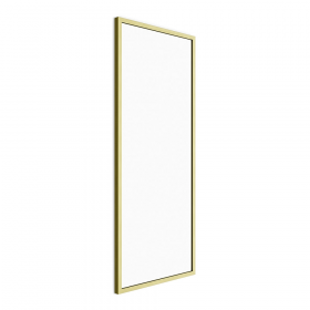Origins Living Docklands Rectangular Mirror 41 Brushed Brass - 40x100cm DKL-001410-BB