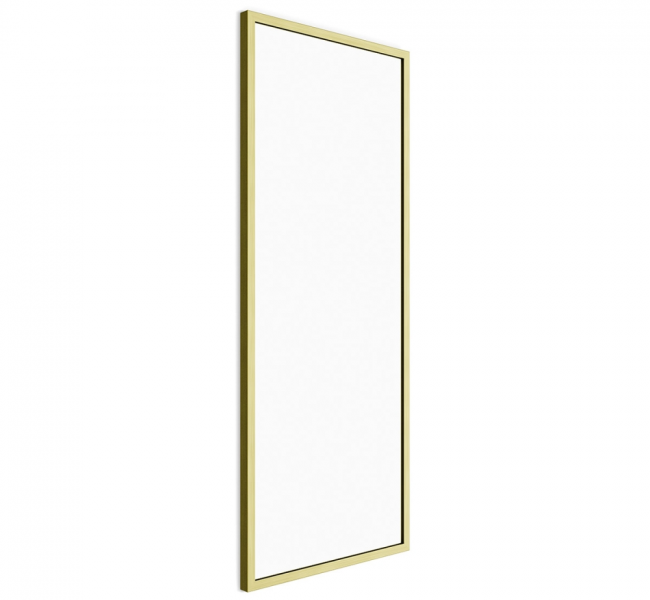 Dockland Rectangular Mirrors DKL-001410-BB Origins Living Docklands Rectangular Mirror 41 Brushed Brass - 40x100cm DKL-001410-BB