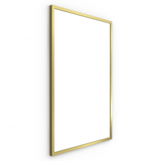 Origins Living Docklands Rectangular Mirror 50 Brushed Brass - 50x80cm B375554 Origins Living Docklands Rectangular Mirror 50 Brushed Brass - 50x80cm B375554