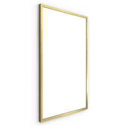 Origins Living Docklands Rectangular Mirror 50 Brushed Brass - 50x80cm B375554 Origins Living Docklands Rectangular Mirror 50 Brushed Brass - 50x80cm B375554