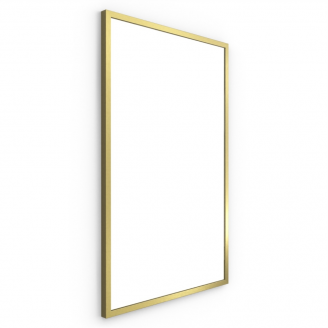 Origins Living Docklands Rectangular Mirror 50 Brushed Brass - 50x80cm B375554 from Ebzone