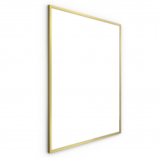 Origins Living Docklands Rectangular Mirror 80 Brushed Brass - 80x100cm B375714
