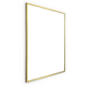 Origins Living Docklands Rectangular Mirror 80 Brushed Brass - 80x100cm B375714