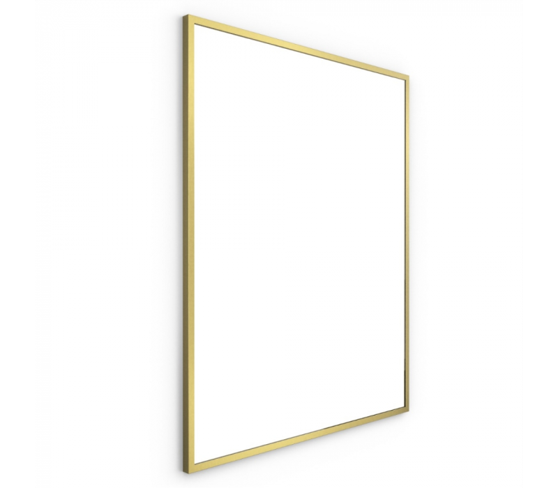 Origins Living Docklands Rectangular Mirror 80 Brushed Brass - 80x100cm B375714
