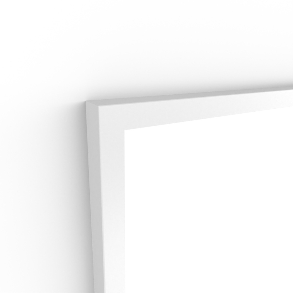 Origins Living Docklands Rectangular Mirror 40 White - 40x70cm B375721