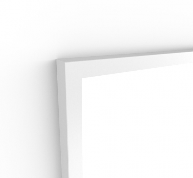 Dockland Rectangular Mirrors B375721 Origins Living Docklands Rectangular Mirror 40 White - 40x70cm B375721