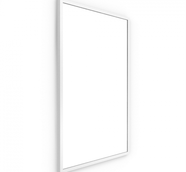 Dockland Rectangular Mirrors B375745 Origins Living Docklands Rectangular Mirror 50 White - 50x80cm B375745