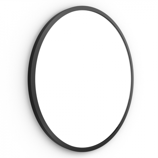 Origins Living Docklands Round Mirror 80cm Black B375547