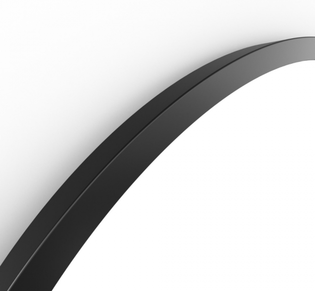 Dockland Round and Octagon Mirrors B375530 Origins Living Docklands Round Mirror 60cm Black B375530