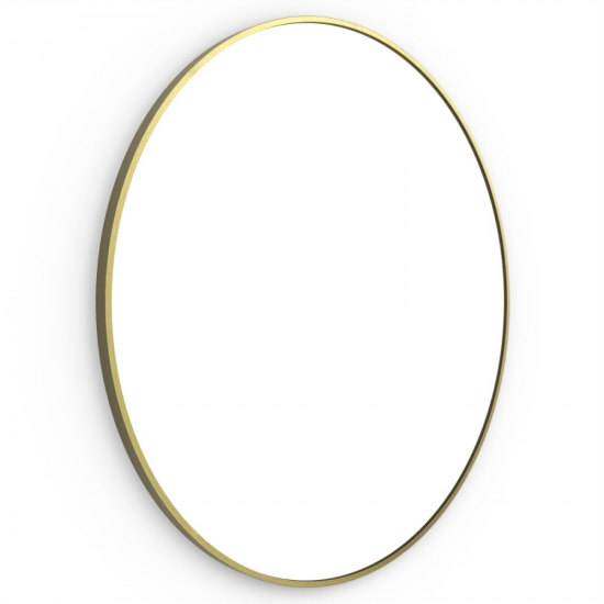 Origins Living Docklands Round Mirror 80cm Brushed Brass B375660