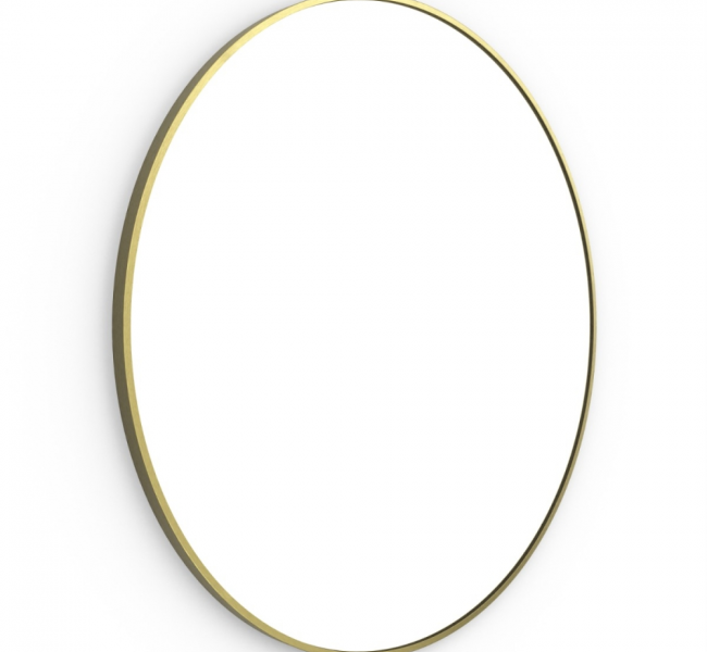 Dockland Round and Octagon Mirrors B375660 Origins Living Docklands Round Mirror 80cm Brushed Brass B375660