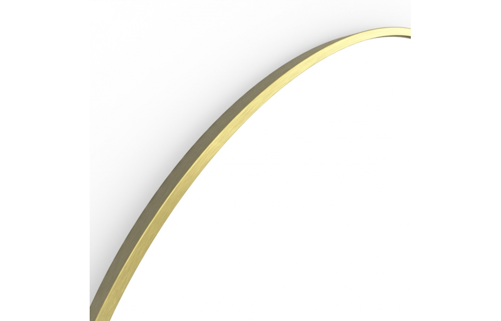 Origins Living Docklands Round Mirror 60cm Brushed Brass B375523