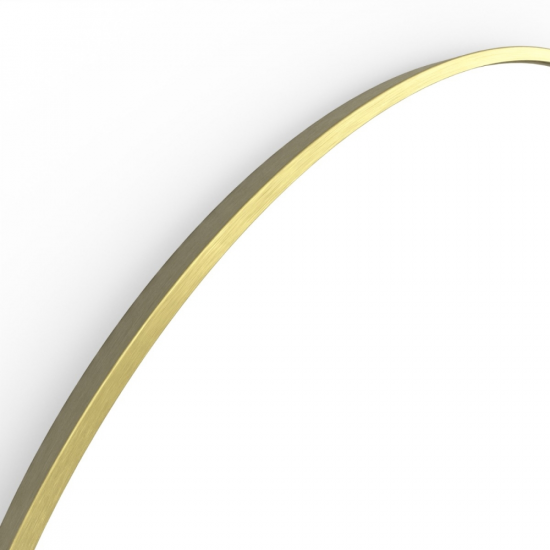 Origins Living Docklands Round Mirror 60cm Brushed Brass B375523 Origins Living Docklands Round Mirror 60cm Brushed Brass B375523