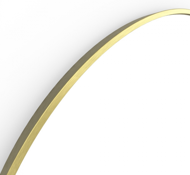 Dockland Round and Octagon Mirrors B375660 Origins Living Docklands Round Mirror 80cm Brushed Brass B375660