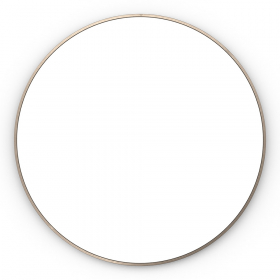 Origins Living Docklands Round Mirror 60cm Brushed Bronze DKL-00D060-BZ