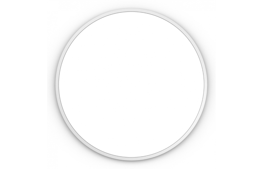 Origins Living Docklands Round Mirror 60cm White B375677