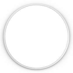 Origins Living Docklands Round Mirror 60cm White B375677