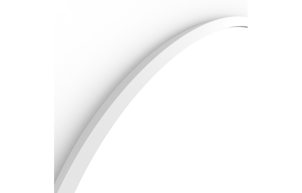 Origins Living Docklands Round Mirror 60cm White B375677