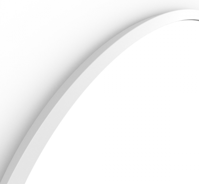 Dockland Round and Octagon Mirrors B375677 Origins Living Docklands Round Mirror 60cm White B375677