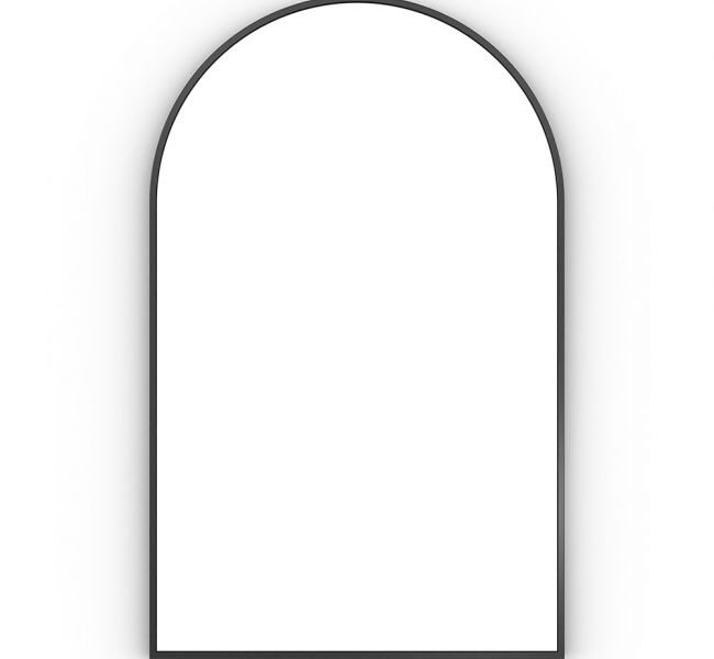 Dockland Capsule and Arched Mirrors DKL-00R058-BK Origins Living Docklands Arch Mirror 50 Black - 50x80cm DKL-00R058-BK