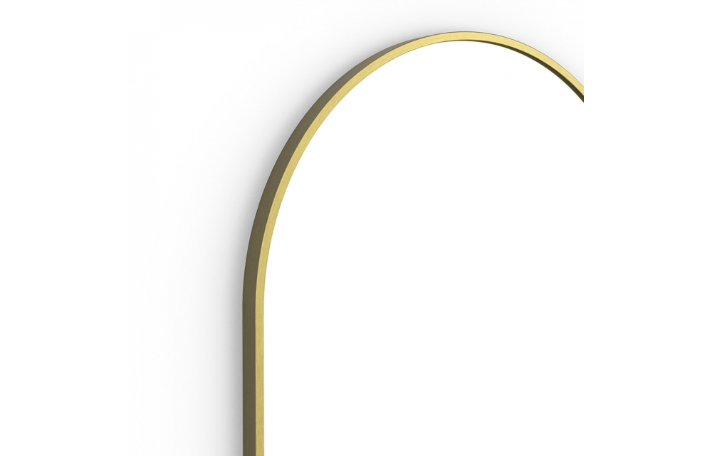 Origins Living Docklands Arch Mirror 50 Brushed Brass - 50x80cm DKL-00R058-BB