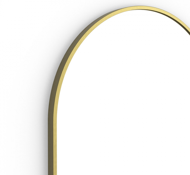 Dockland Capsule and Arched Mirrors DKL-00R058-BB Origins Living Docklands Arch Mirror 50 Brushed Brass - 50x80cm DKL-00R058-BB