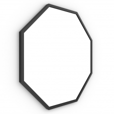 Origins Living Docklands Octagon Mirror 60cm Black DKL-00T060-BK Origins Living Docklands Octagon Mirror 60cm Black DKL-00T060-BK