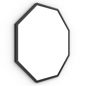 Origins Living Docklands Octagon Mirror 60cm Black DKL-00T060-BK from Ebzone