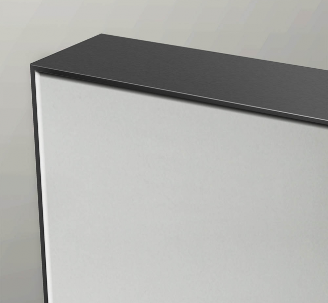 Origins Living Mirrors Tate B007915 Origins Living Tate Rectangular Mirror 120 Black - 120x70cm B007915