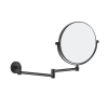 Magnifying Mirrors HTN-007520-BK Origins Living Hutton Reversible 5x Magnifying Wall Mirror - Black HTN-007520-BK