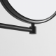 Origins Living Hutton Reversible 5x Magnifying Wall Mirror - Black HTN-007520-BK
