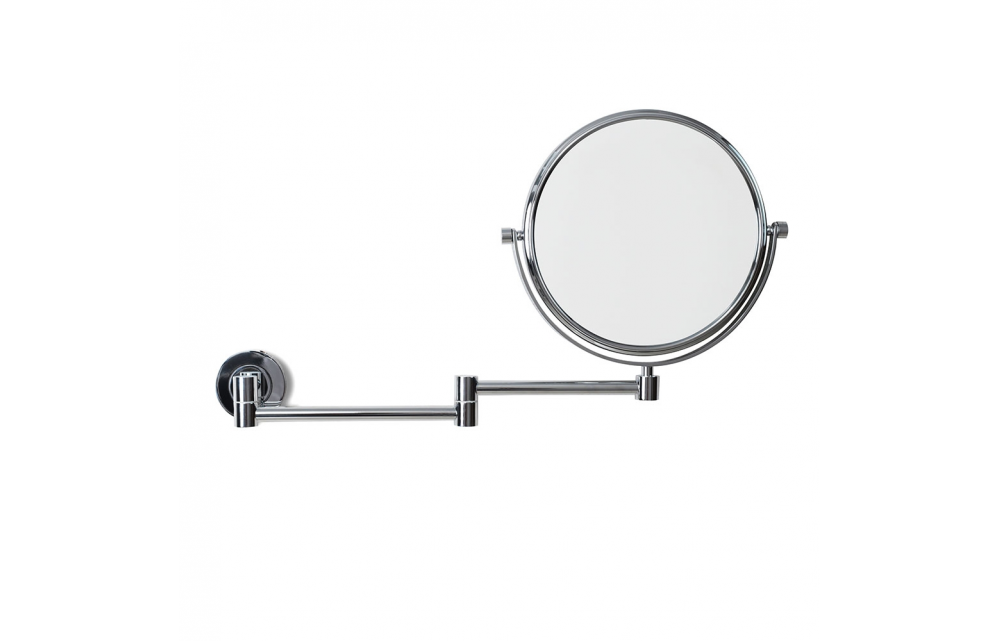 Origins Living Hutton Reversible 5x Magnifying Wall Mirror - Chrome HTN-007520-CH