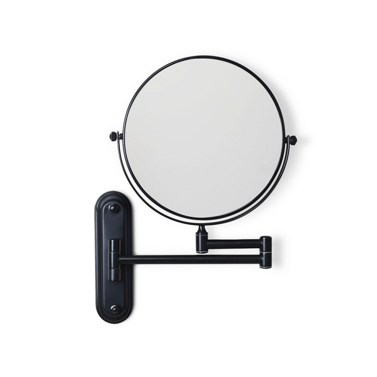 Origins Living Taylor Reversible 5x Magnifying Wall Mirror - Black TYL-007520-BK