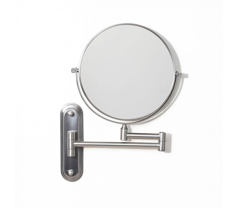 Origins Living Taylor Reversible 5x Magnifying Wall Mirror - Brushed Nickel TYL-007520-BN