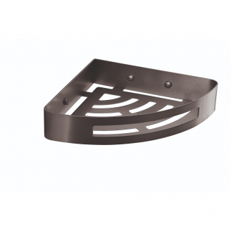 Origins Living Nerva Corner Shower Basket - Gunmetal 2479-81 from Ebzone